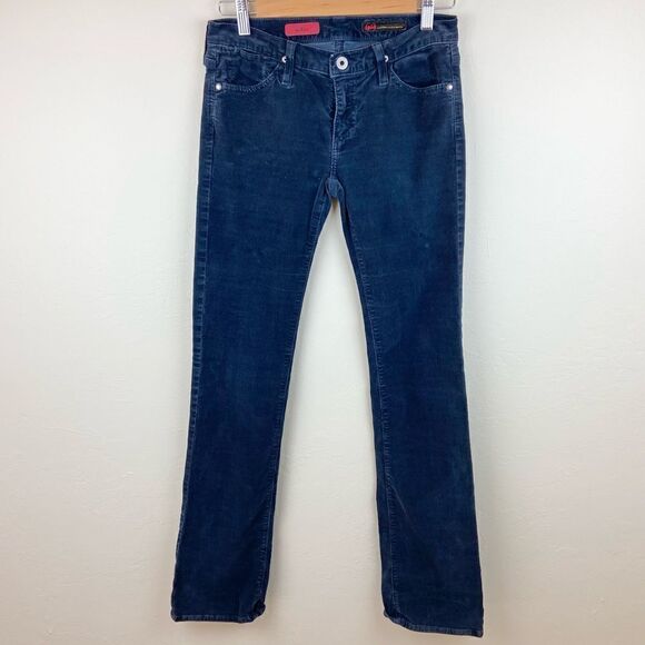AG ‘The Kiss’ Bootcut Navy Corduroy Jeans - Picture 1 of 7